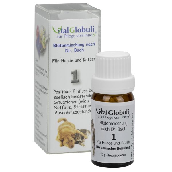 Bachblueten-Hund-Notfall-Globuli